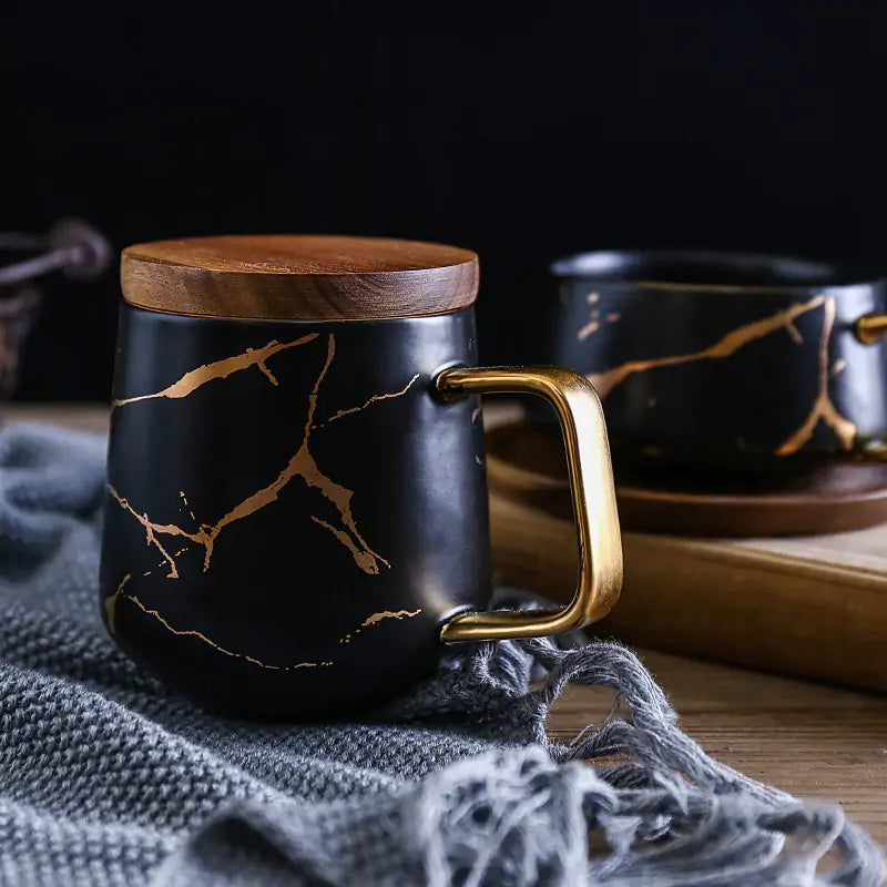 ✨Marble Gold Inlay Mugs ✨